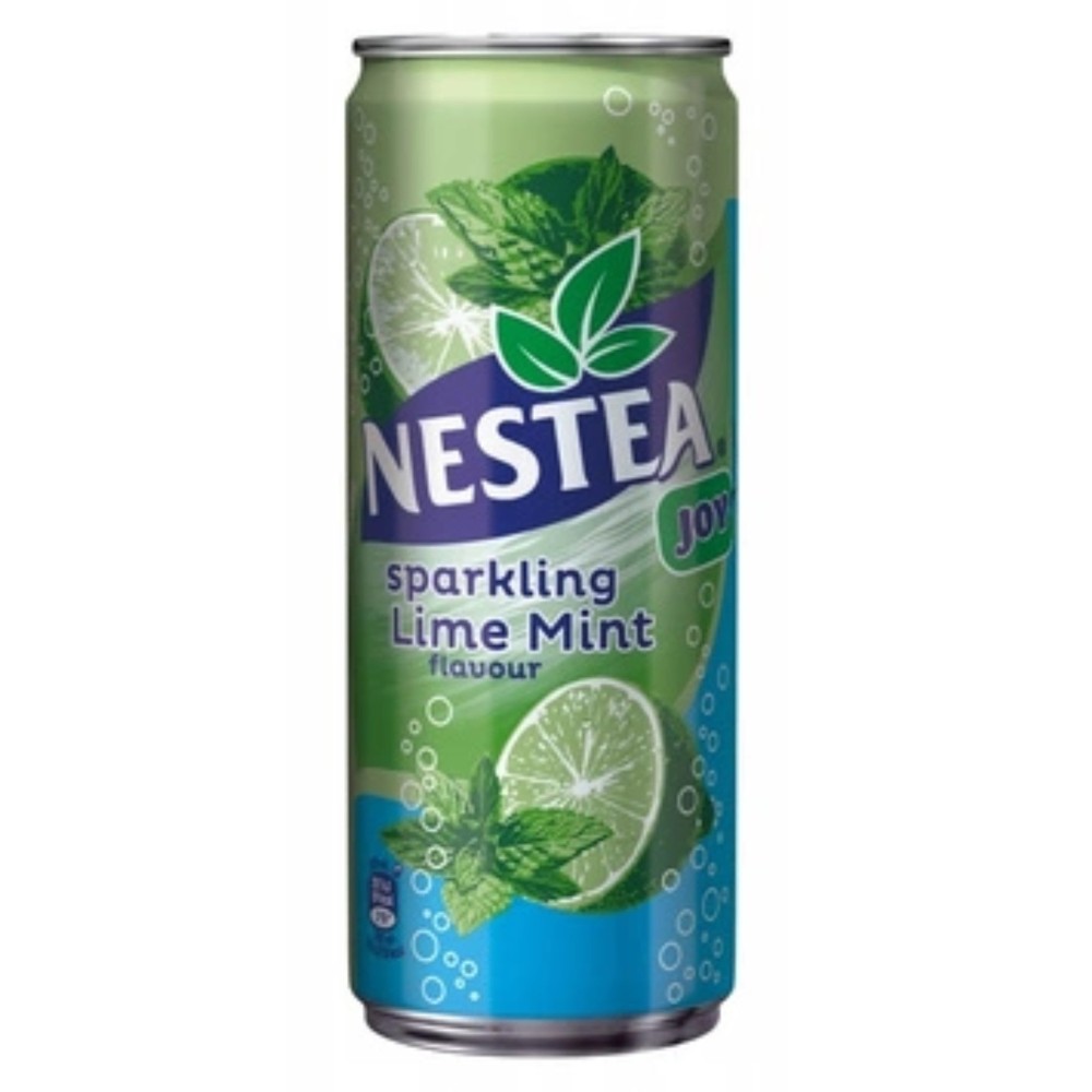 NESTEA JOY SPARKLING LIME MENT 0.33L SGR (12BUC/BAX) 5942325005078