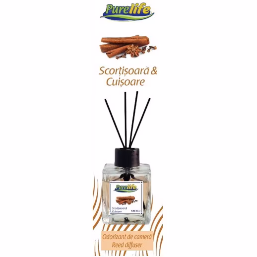 PURELIFE ODORIZANT DE CAMERA CU BETISOARE SORRENTO 120ML 0739113471642