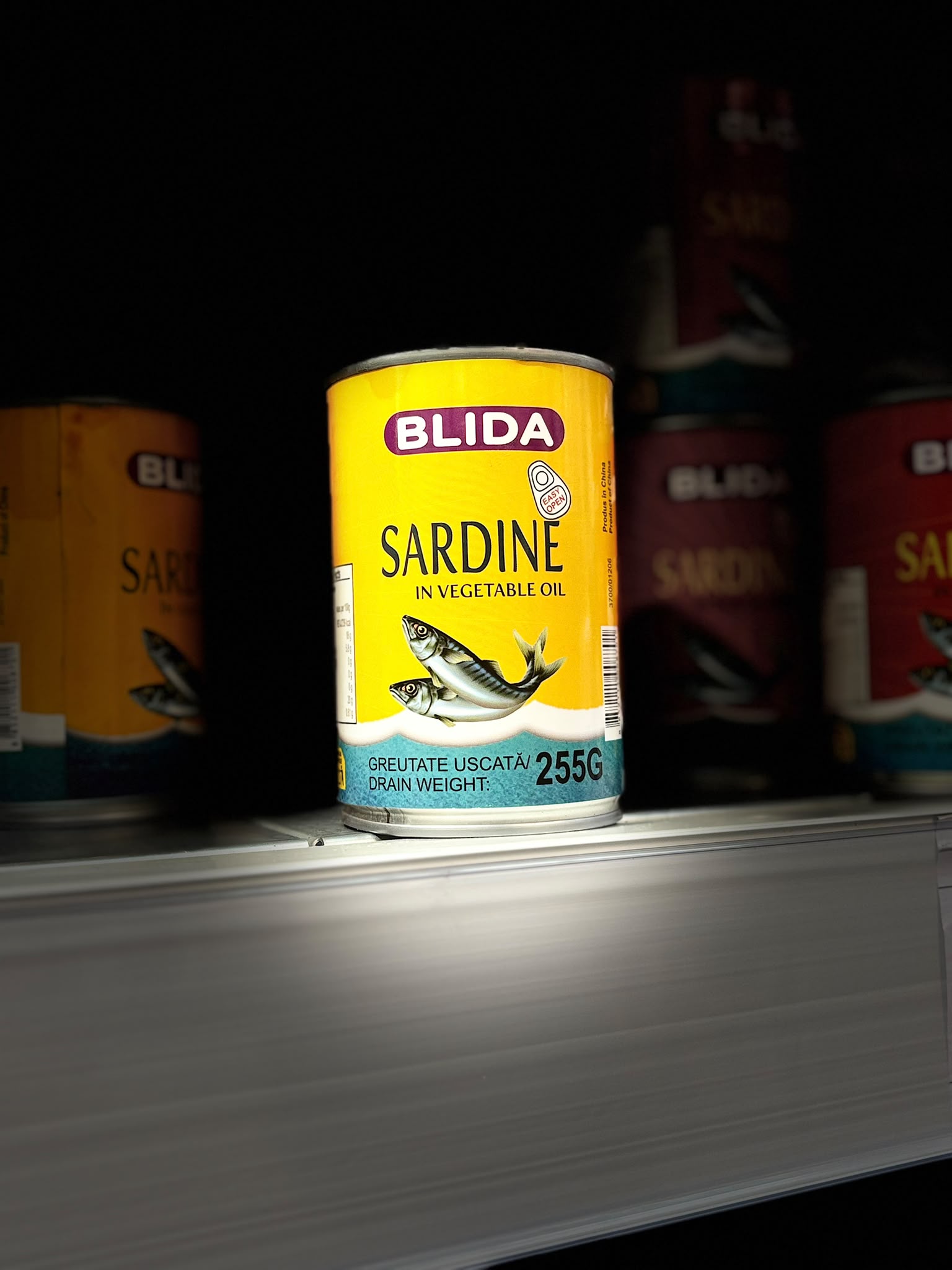 SARDINE  CU CHEIE ULEI VEG 425GR (24BUC/BAX) 8852111008701