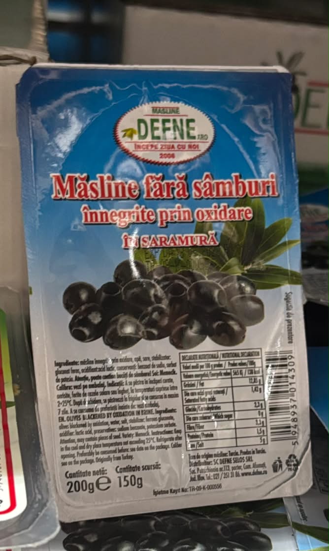 DEFNE MASL.NEGRE FR.SAMBURI IN SARAMURA 150GR 5948937014309