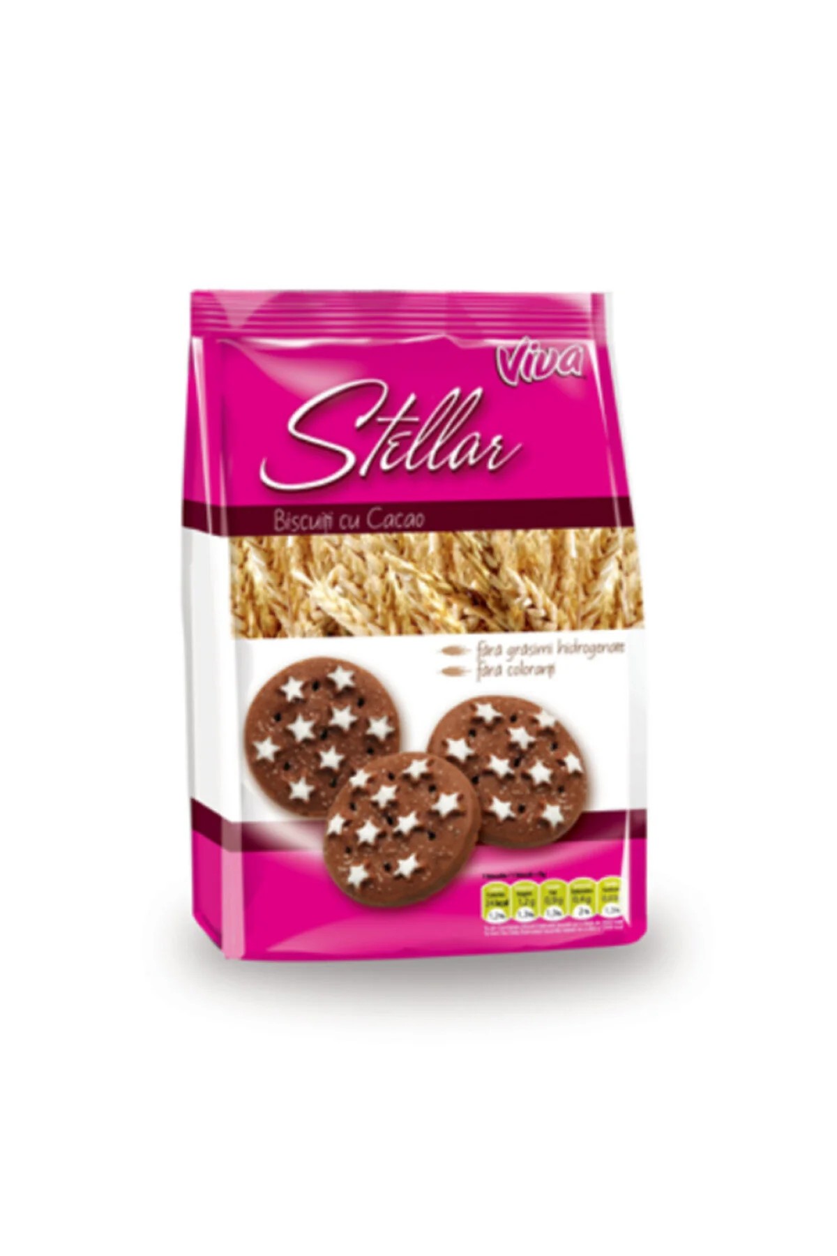 VIVA STELLAR BISCUITI CU CACAO 150GR (9BUC/BAX) 5941311015817