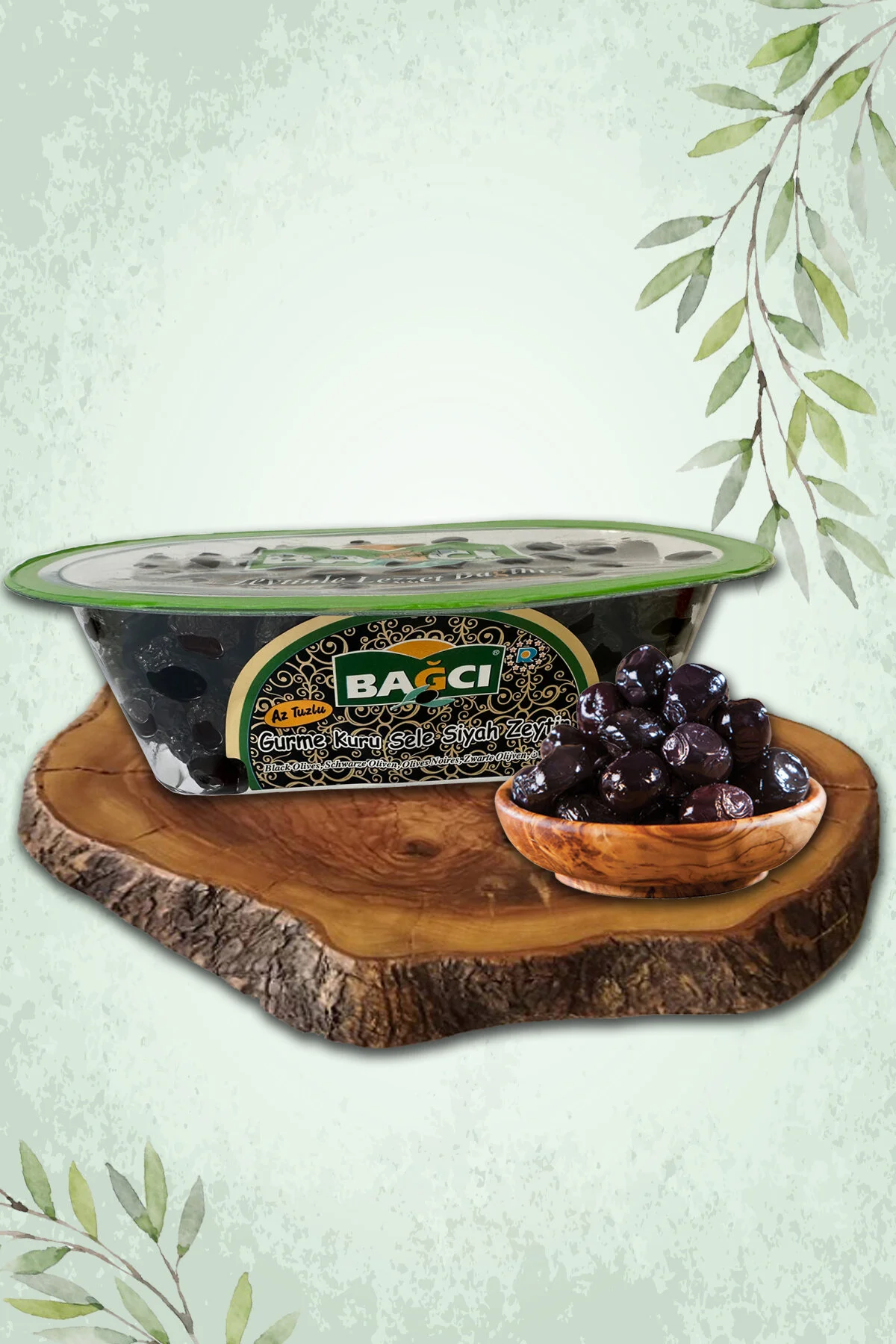 BAGCI MASLINE NEGRE USCATE KURU SELE 370GR 8695336110510