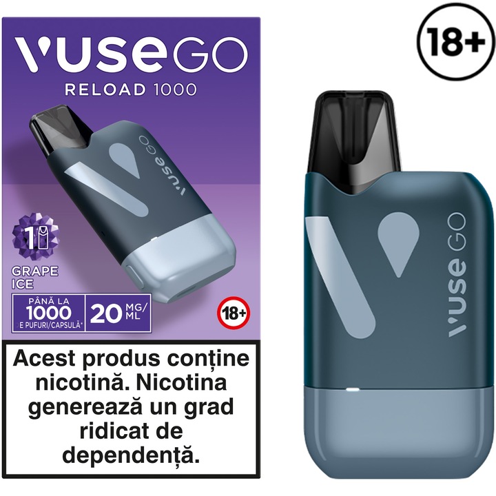 VUSE GO Reload 1000 BOX Grape Ice 20 mg/ml 59402848