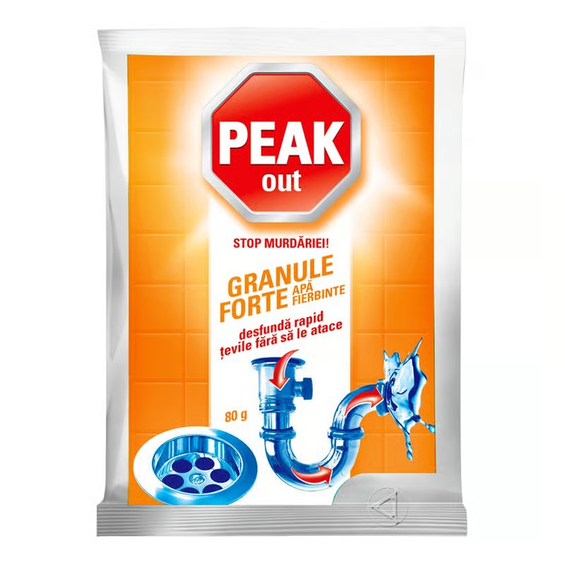 PEAK OUT GRANULE DESFUNDAT TEVI APA FIERBINTE 60GR (12BUC/CUT) 5948543002493