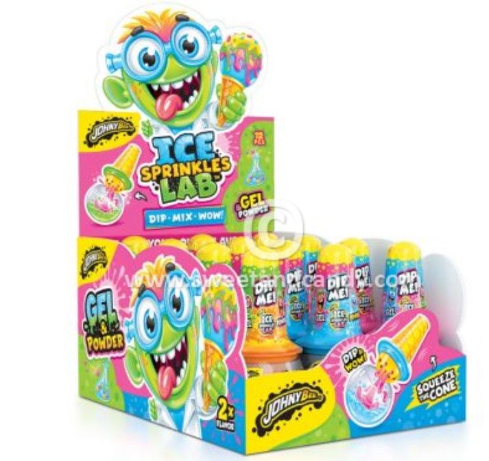 JOHNY BEE GEL ICE SPRINKLES LAB 60GR (12BUC/CUT) 5904917033579
