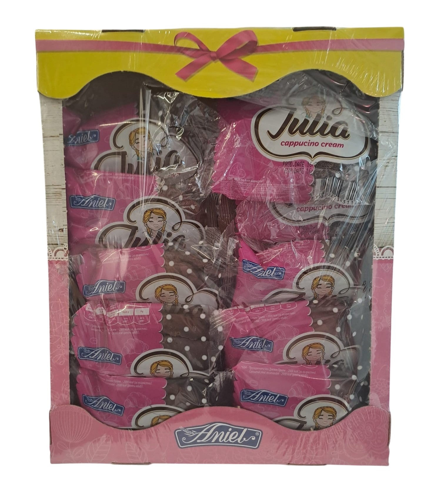 JULIA PRAJITURA WITH CAPUPUCCINO 75GR (10BUC/CUT) 3800213311606