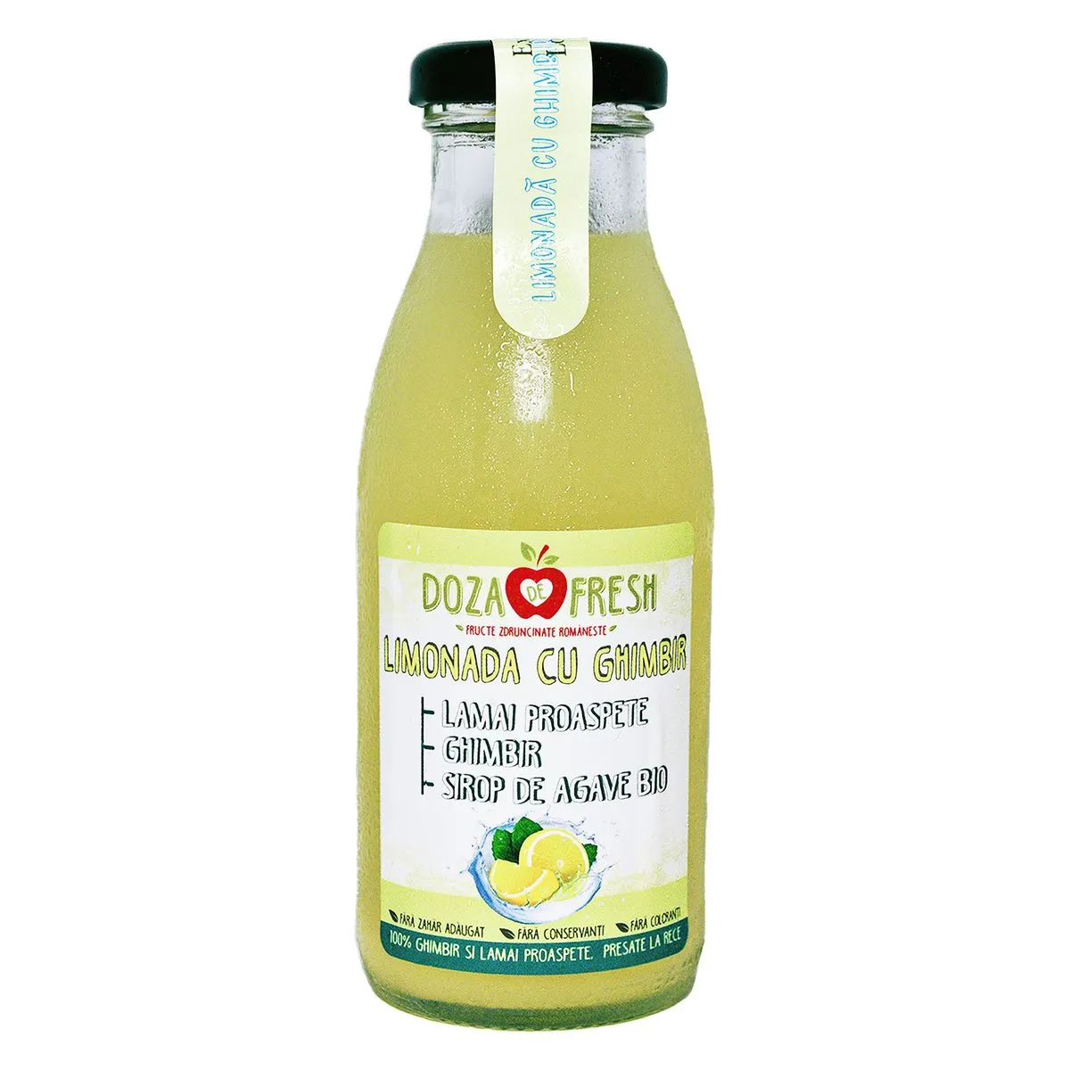 LIMONADA CU GHIMBIR SI AGAVE 250ML SGR (24BUC/BAX) 5940597573141