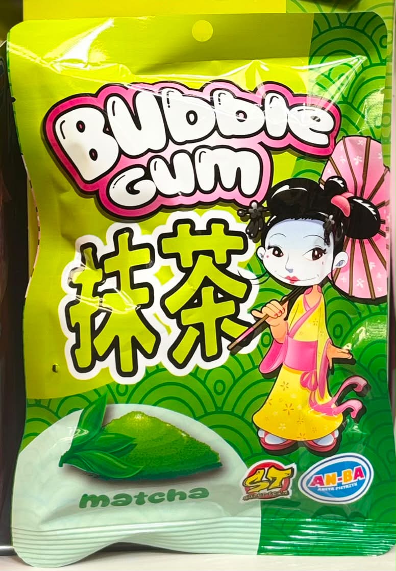 BUBBLE GUM MATCHA 50GR (6BUC/CUT) 5904492300004