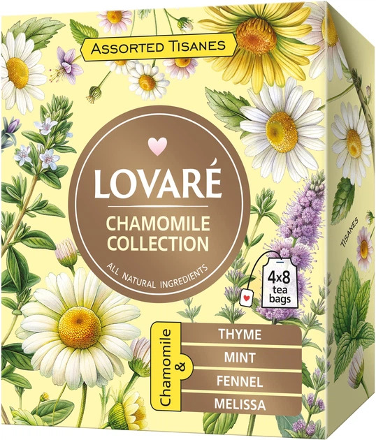 CEAI TISANES LOVARE CHAMOMILE 41.6GR (32BUC/CUT) 4823115405517