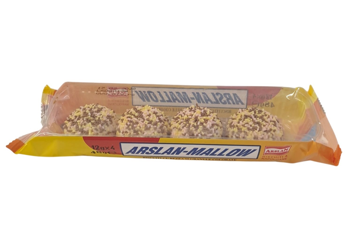 ARSLAN MALLOW BISCUITI GRANULE COLORATE 48GR (36BUC/BAX) 5940031108434