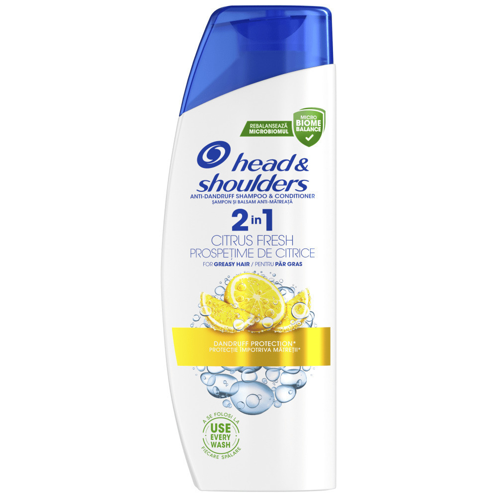 HEAD&SHOULDERS SAMPON 2IN1 CITRUS FRESH 330ML (6BUC/BAX) 8700216319775