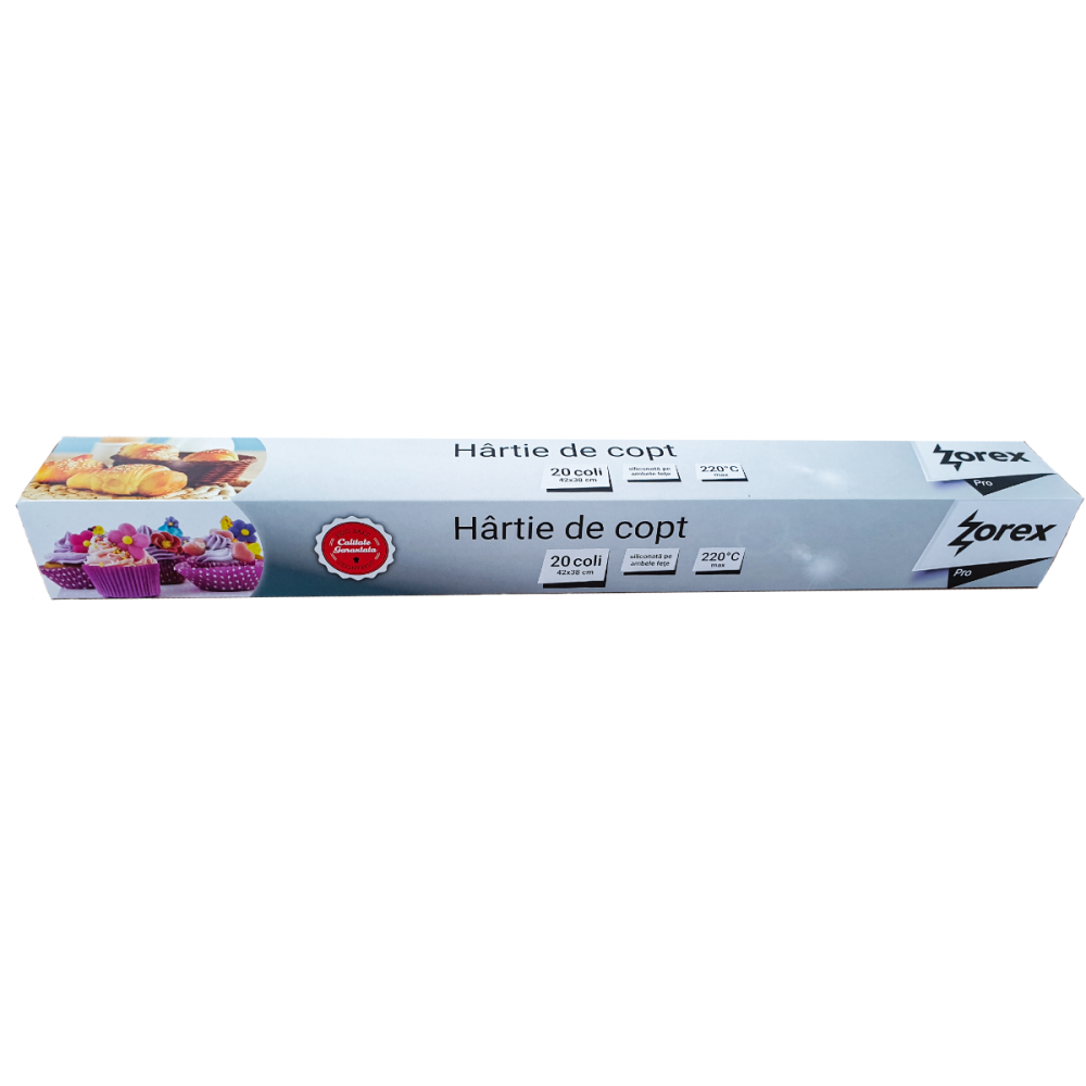 ZOREX Hartie copt 42cm*38cm, 20 coli 6422465023969