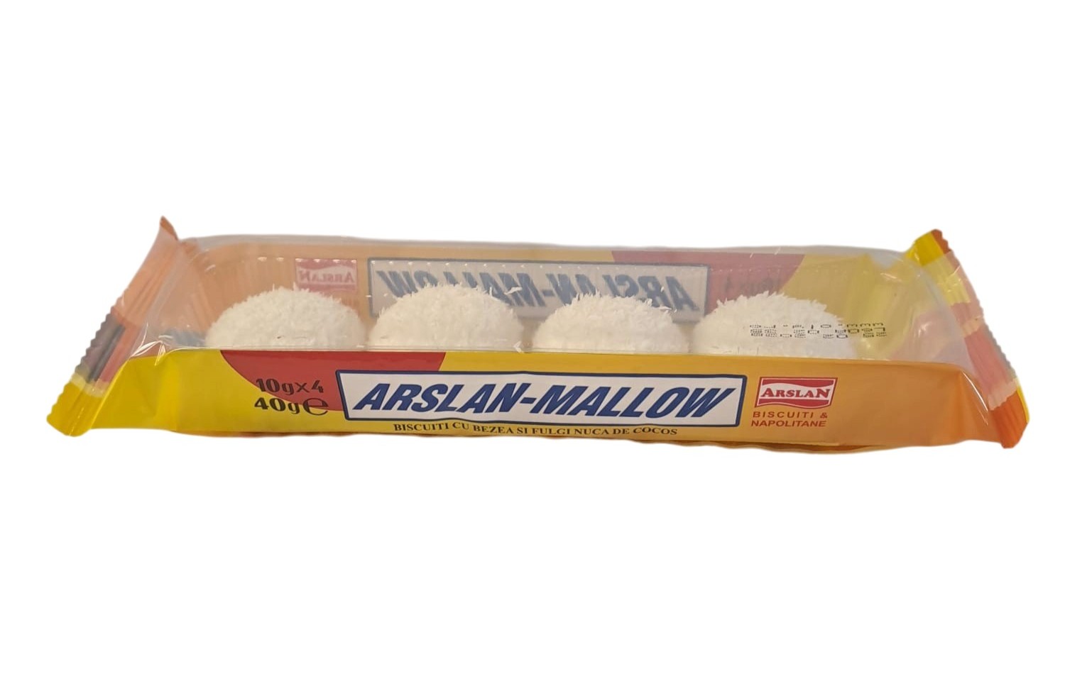 ARSLAN MALLOW BISCUITI FULGI NUCA COCOS 40GR (36BUC/BAX) 5940031108410