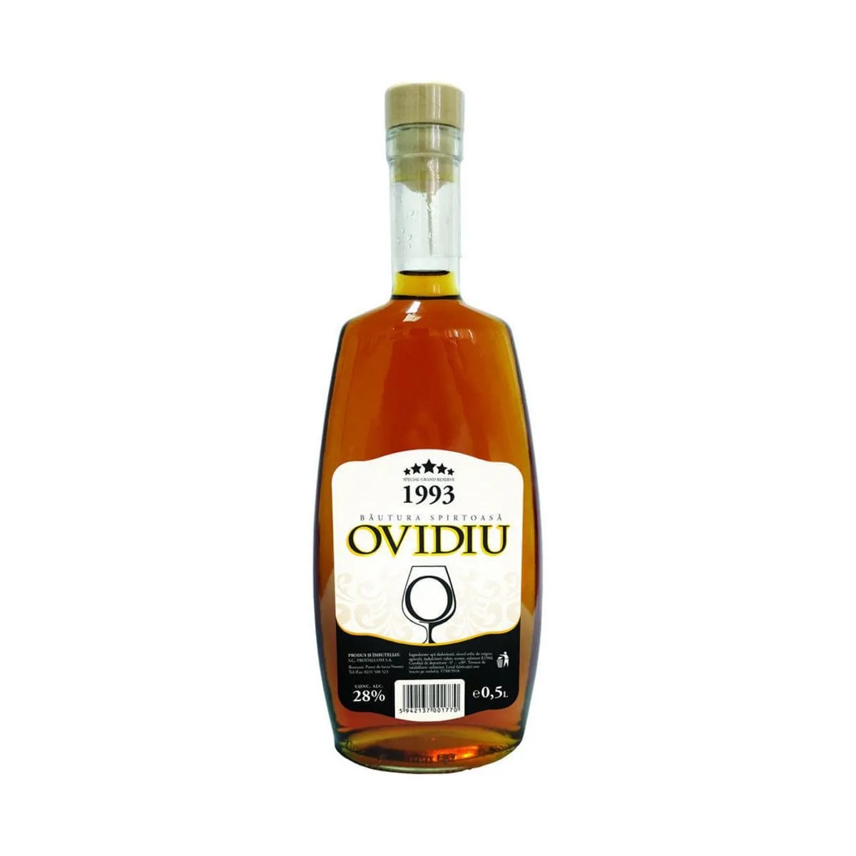 OVIDIU 0.5L 28% BS PAHAR SGR (12BUC/BAX) 5942137002777