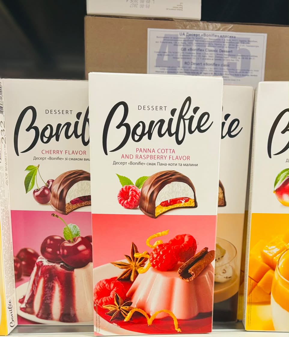 SVITKONTI BONIFIE PANNA COTTA 232GR (9BUC/BAX) 4823088614046