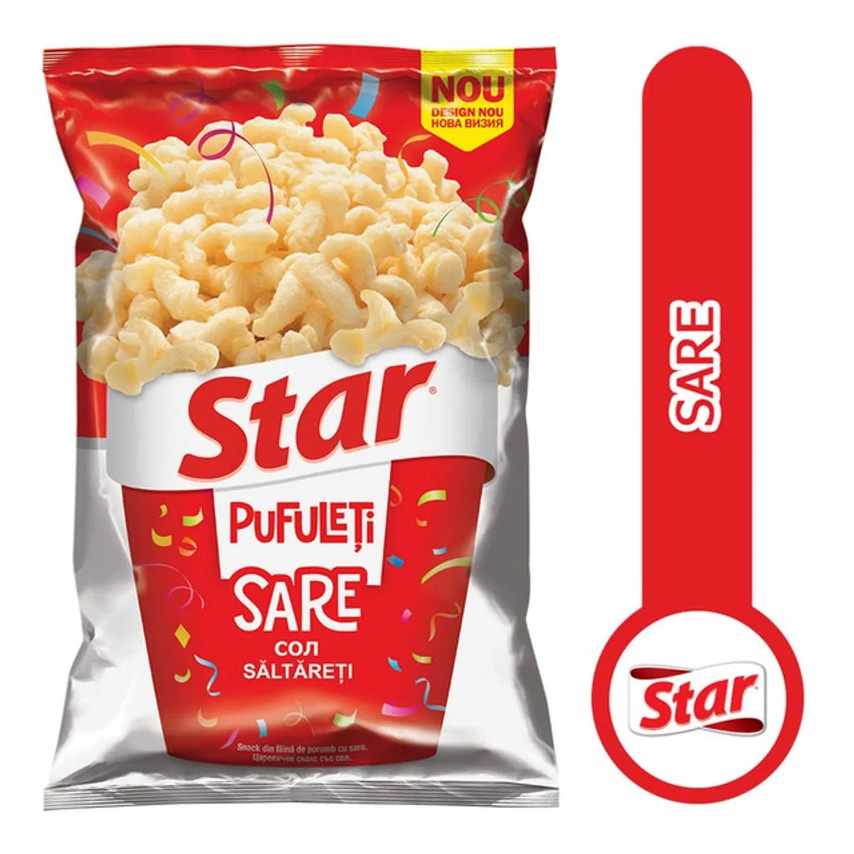 STAR PUFULETI CU SARE 80GR (18BUC/BAX) 5941000018389