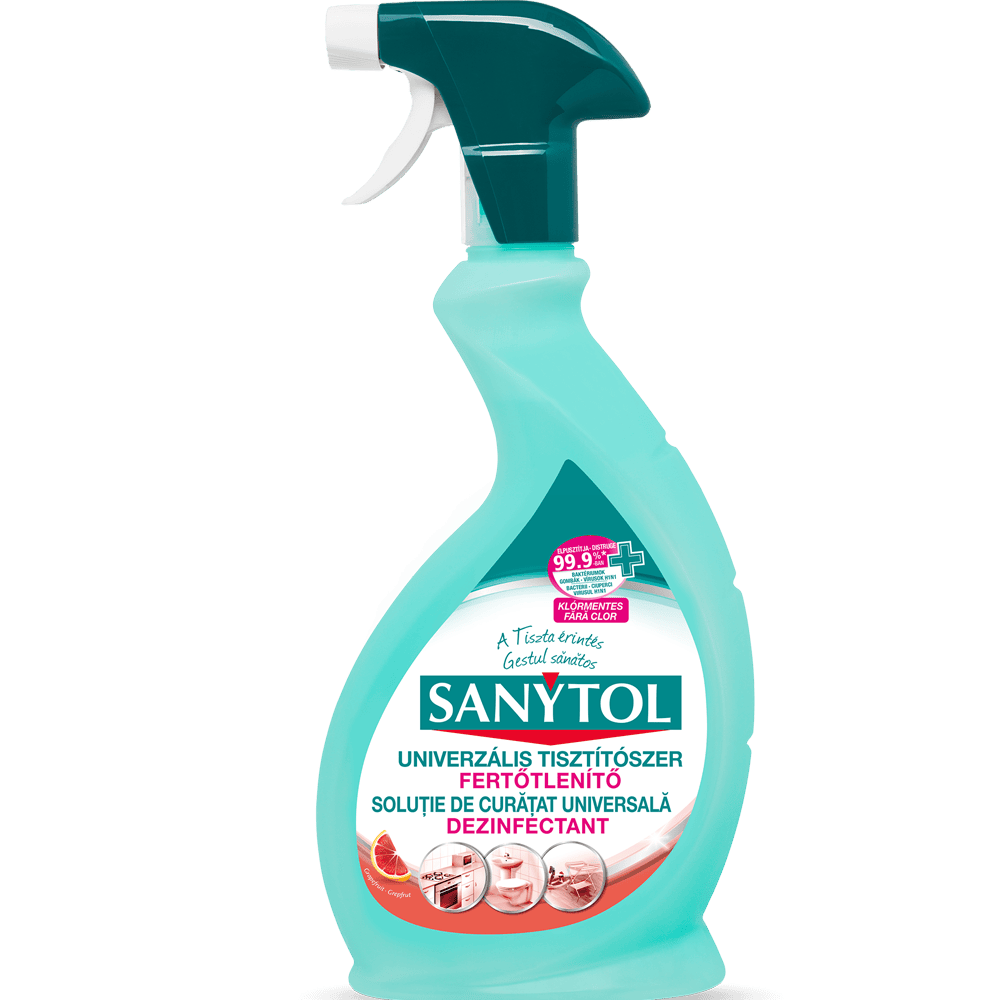 SANYTOL MULTISUPRAFETE SPRAY GRAPEFRUIT 500ML (12BUC/BAX) 3045206312066