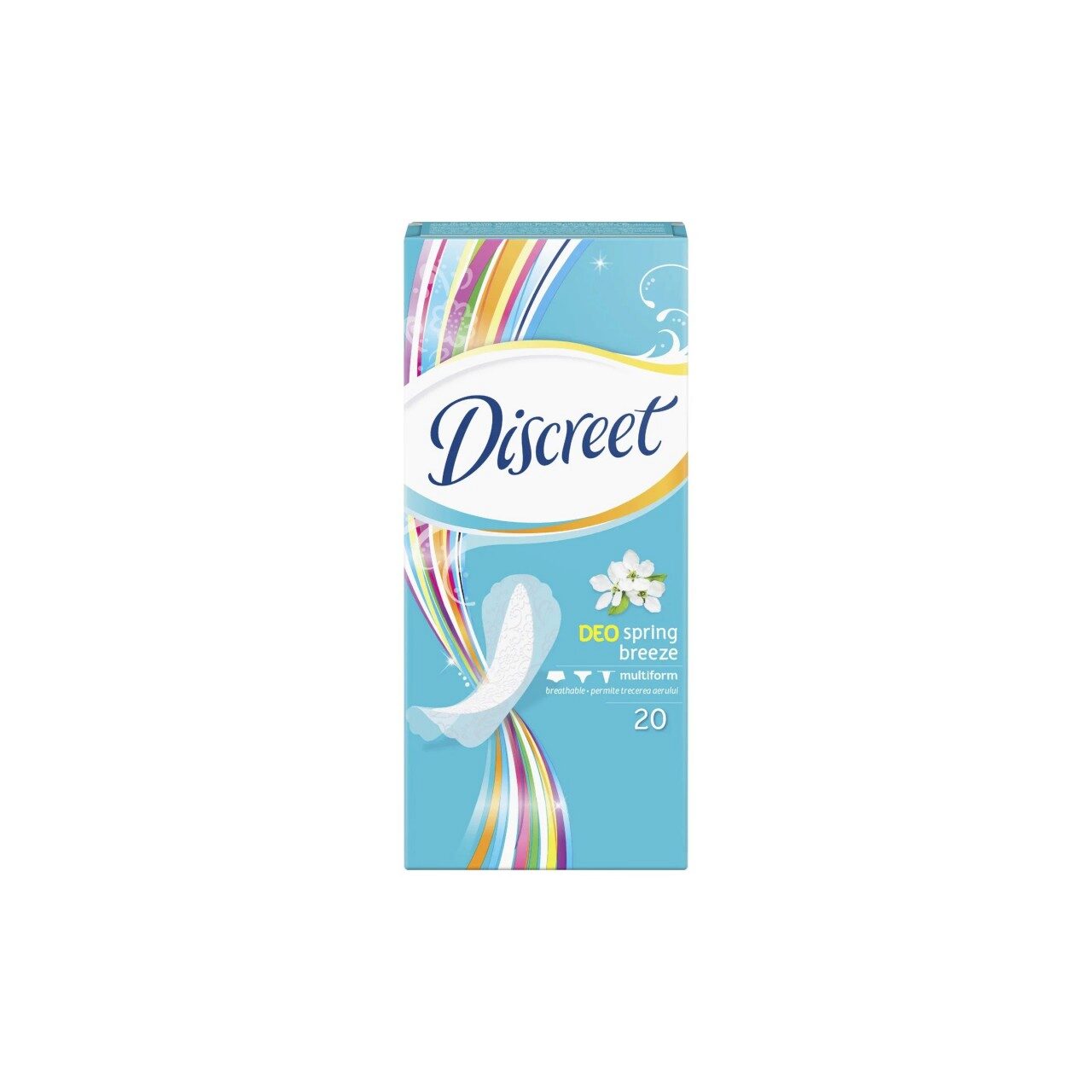 DISCREET ABSORBANTE ZILNICE SPRING BREEZE (20BUC/CUT) 4015400179634