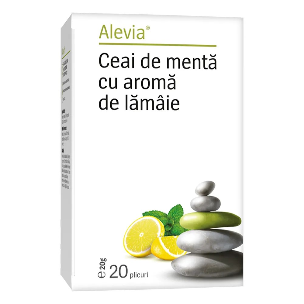 ALEVIA CEAI DE MENTA CU AROMA DE LAMAIE 30GR (20 PLICURI / CUT) 6423602011542
