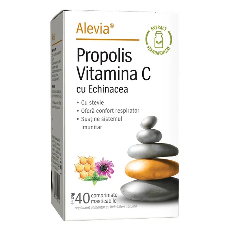 ALEVIA PROPOLIS VIT.C CU ECHINACEA (2 BLISTEREX10 CPS) 6423602006036