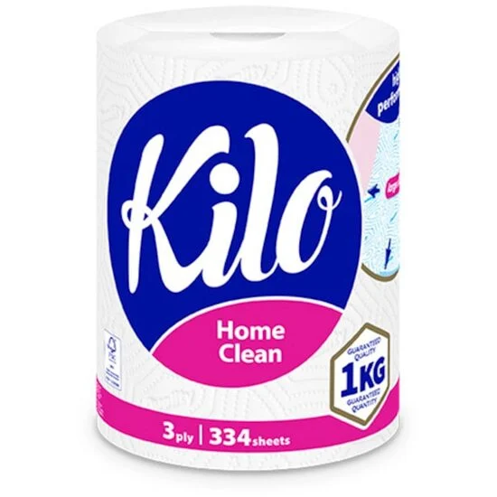 Kilo Home Clean - Prosop MonorolA - 3 straturi - 334 foi 6422138040330