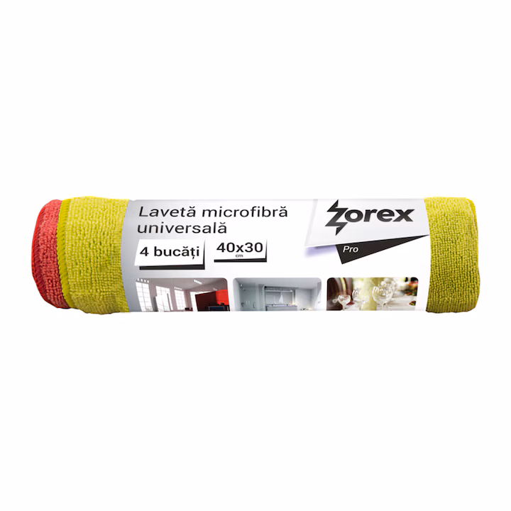ZOREX Pro Lavete microfibra 4/set 6422465011119