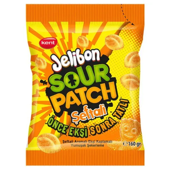 KENT JELIBON SOUR PATCH PIERSICI 80GR (20BUC/BAX) 7622202207143