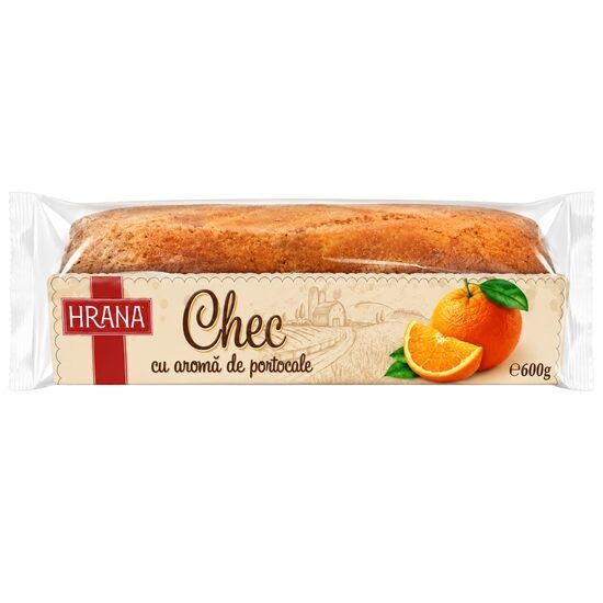 HRANA CHEC CU AROMA DE PORTOCALA 600GR (12BUC/BAX) 5941889901178