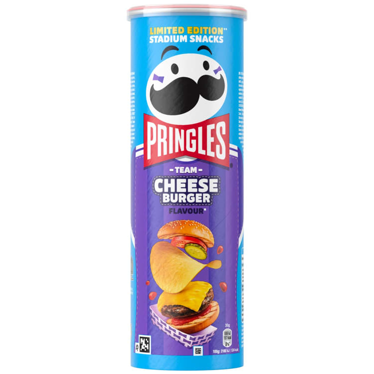 PRINGLES STADIUM CHEESE BURGER 165GR (19BUC/BAX) 5053990188819