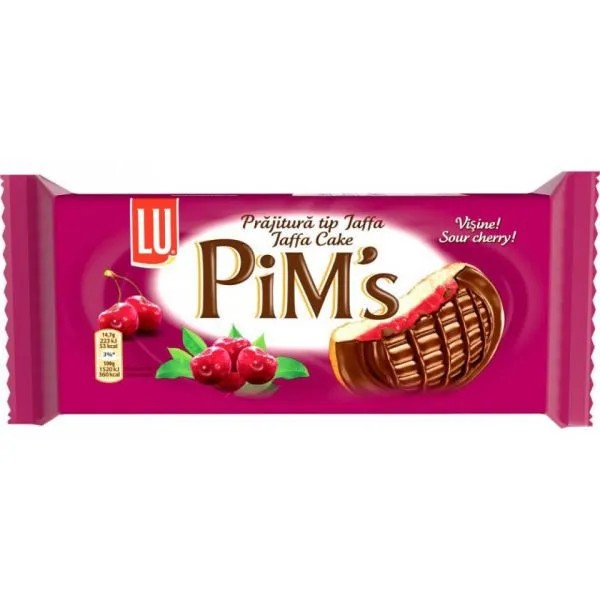 LU PIMS JAFFA CAKE VISINE 147GR(24 BUC/BAX) 7622210187062