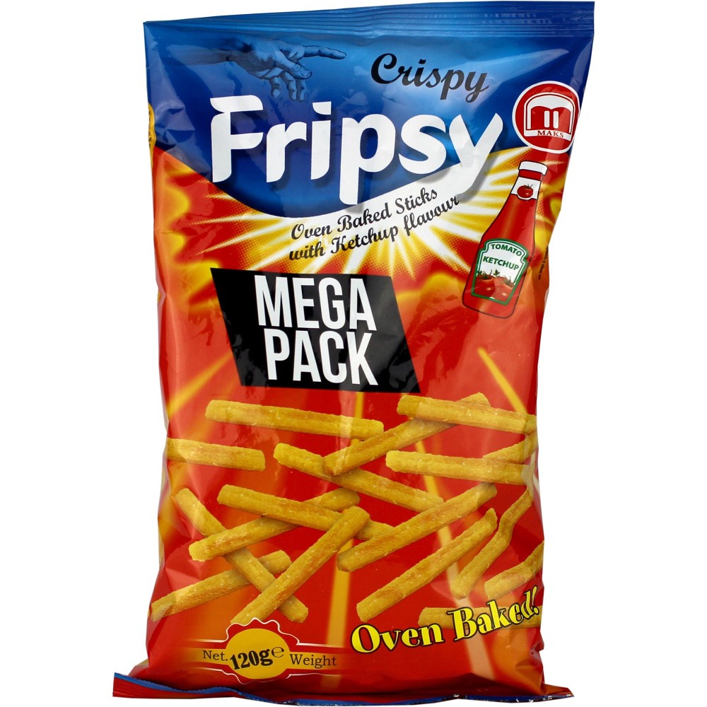 FRISPY MEGA KETCHUP 120GR (12BUC/BAX) 5310264001435