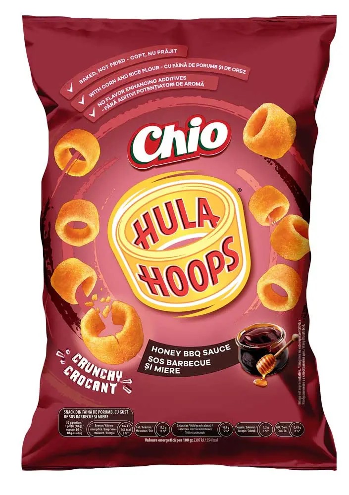 HULA HOOPS SOS BARBECUE&MIERE 70GR (10BUC/BAX) 5941445678032