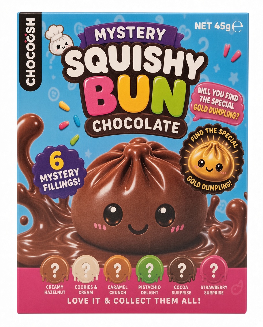 SQUISHY MISTERY CIOCO 45GR (9CUT/BAX) 4779055784239
