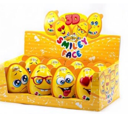 "WOOOW SMILEY FACE" OU PT.FETE/BAIETI 35GR 4820215531009
