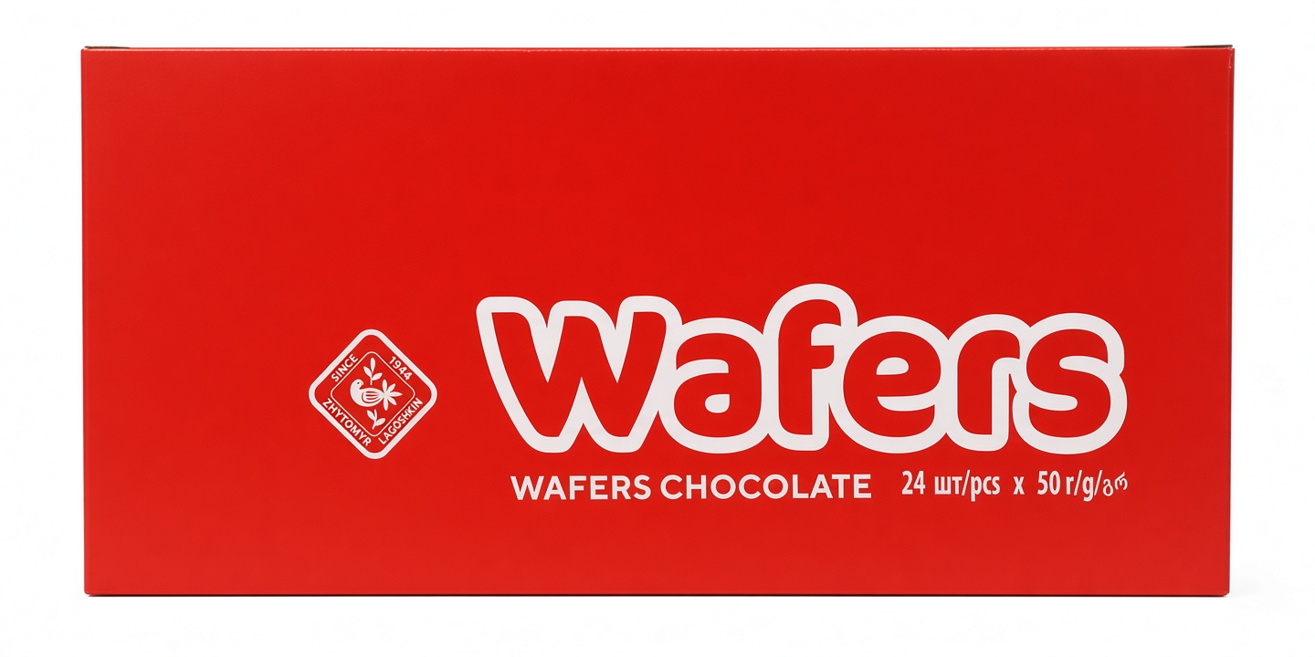 BUCURIA NAPOLITANE WAFERS CIOCOLATA 50GR (24BUC/CUT) 4823103009598