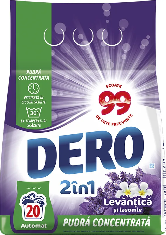 DERO 2 IN 1 LAVANDA 1.5KG 8720181603600