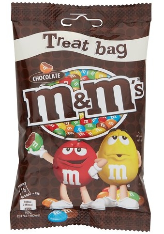 M&M'S CHOCO 82G (16BUC/CUT) 5900951358265