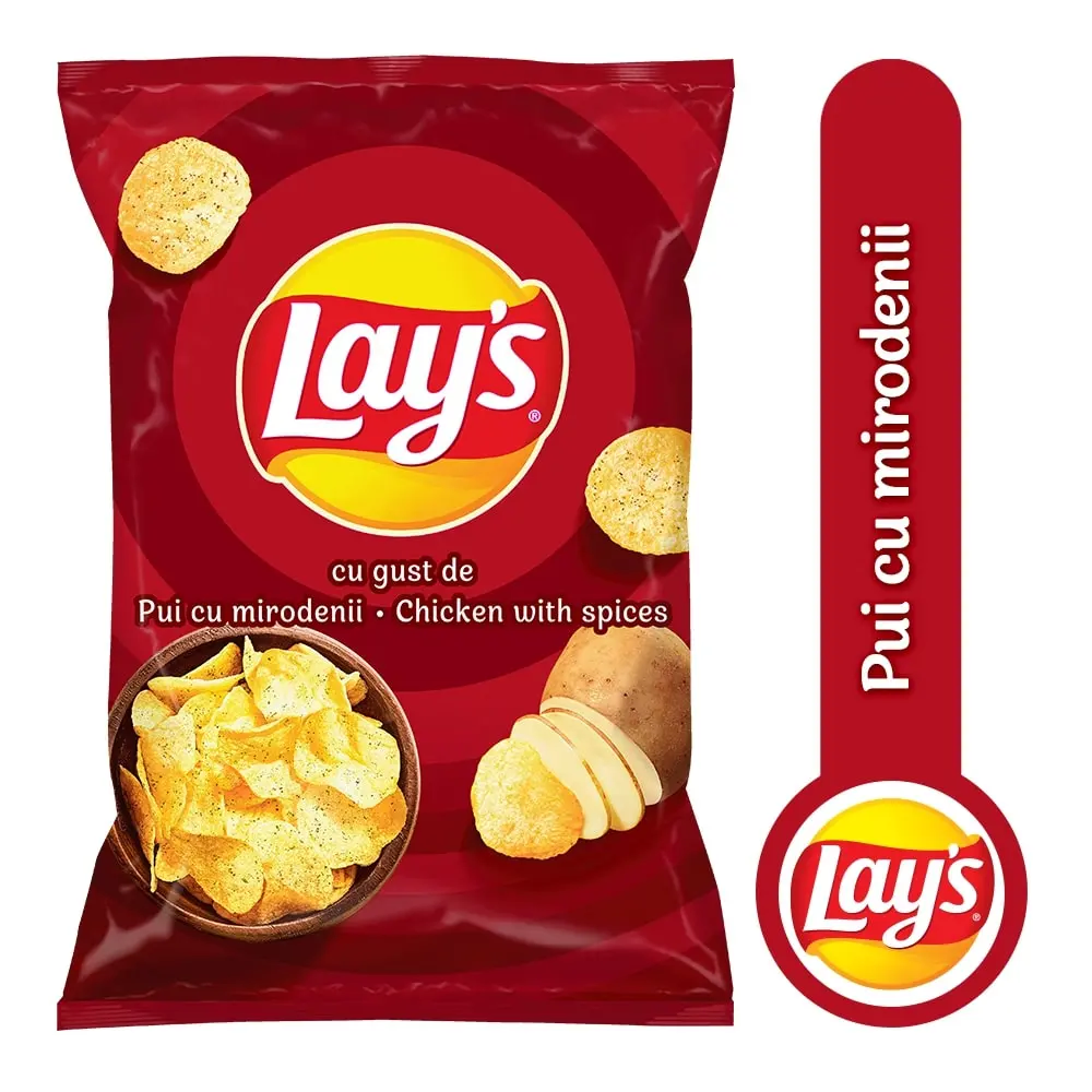 LAY'S CHIPS PUI CU MIRODENII 125GR (21BUC/BAX) 5941000032026
