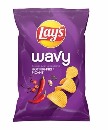 LAY'S WAVY PIRI PIRI 115G/21 NOU PR2 TT 115gr 5941000032330