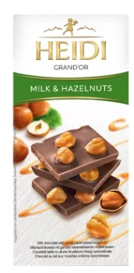 HEIDI GRAND'ORHAZELNUTS&MILK 80G (12BUC/BAX) 5941021010317