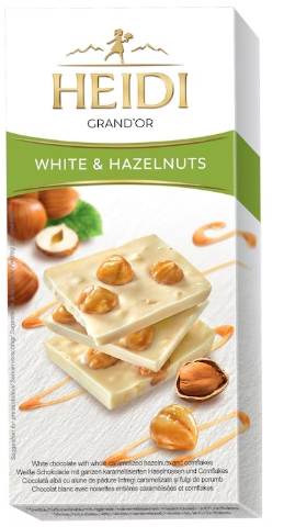 HEIDI Grand'OrWhite&Hazelnuts 80g 5941021010331
