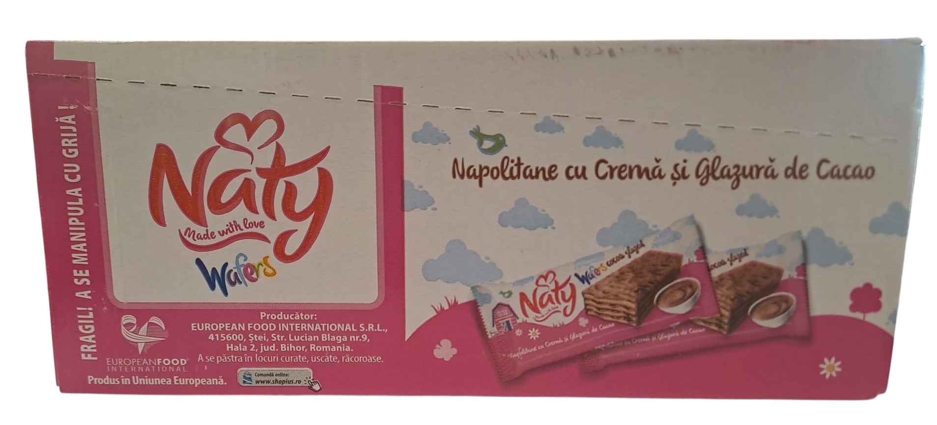 NATY NAP.CACAO+GLZ.CACAO 40GR (38BUC/CUT) 5941311019693