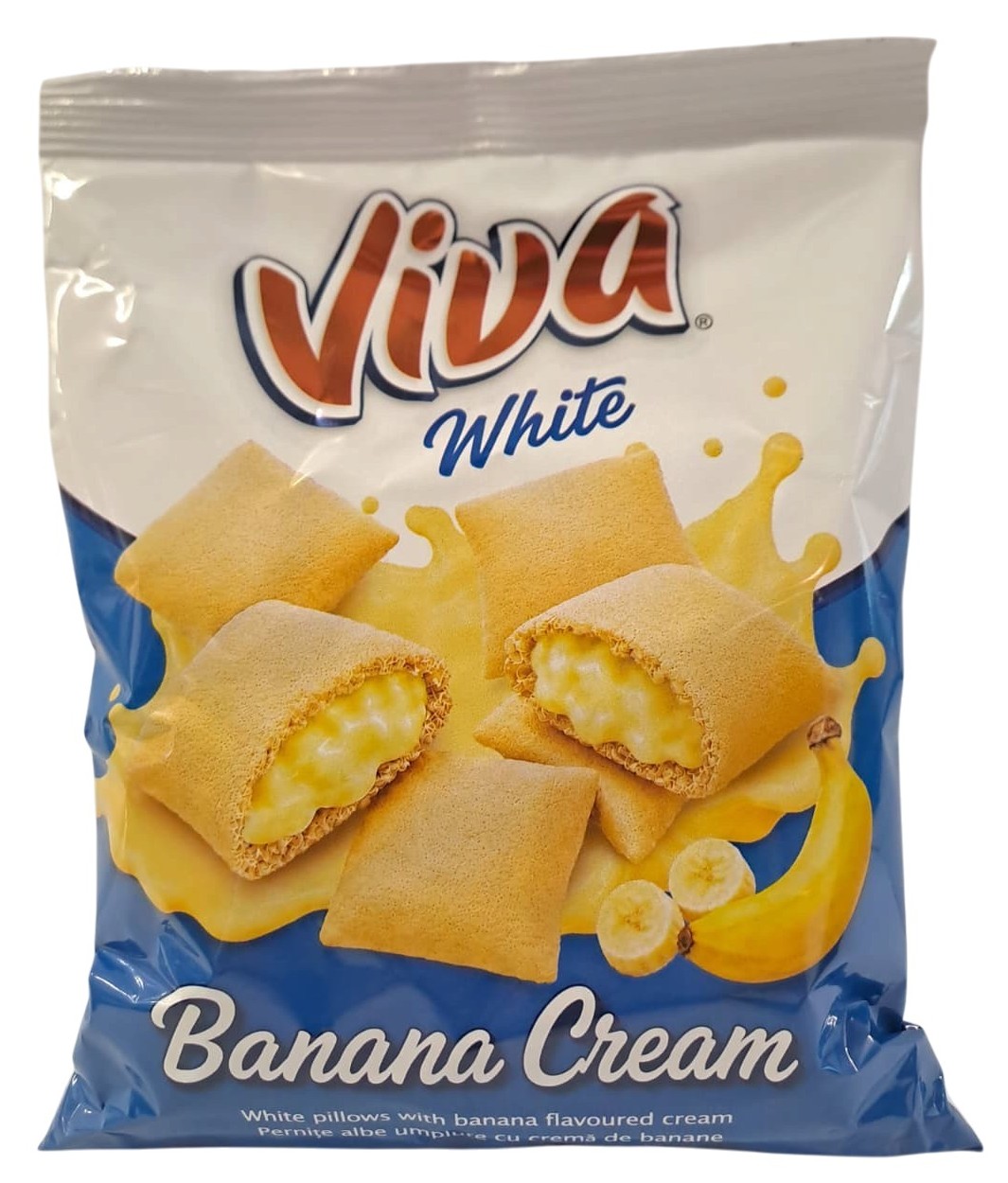 VIVA SNK.PERNITE ALBE BANANE RS 200GR  (14BUC/BAX) 5941311026974