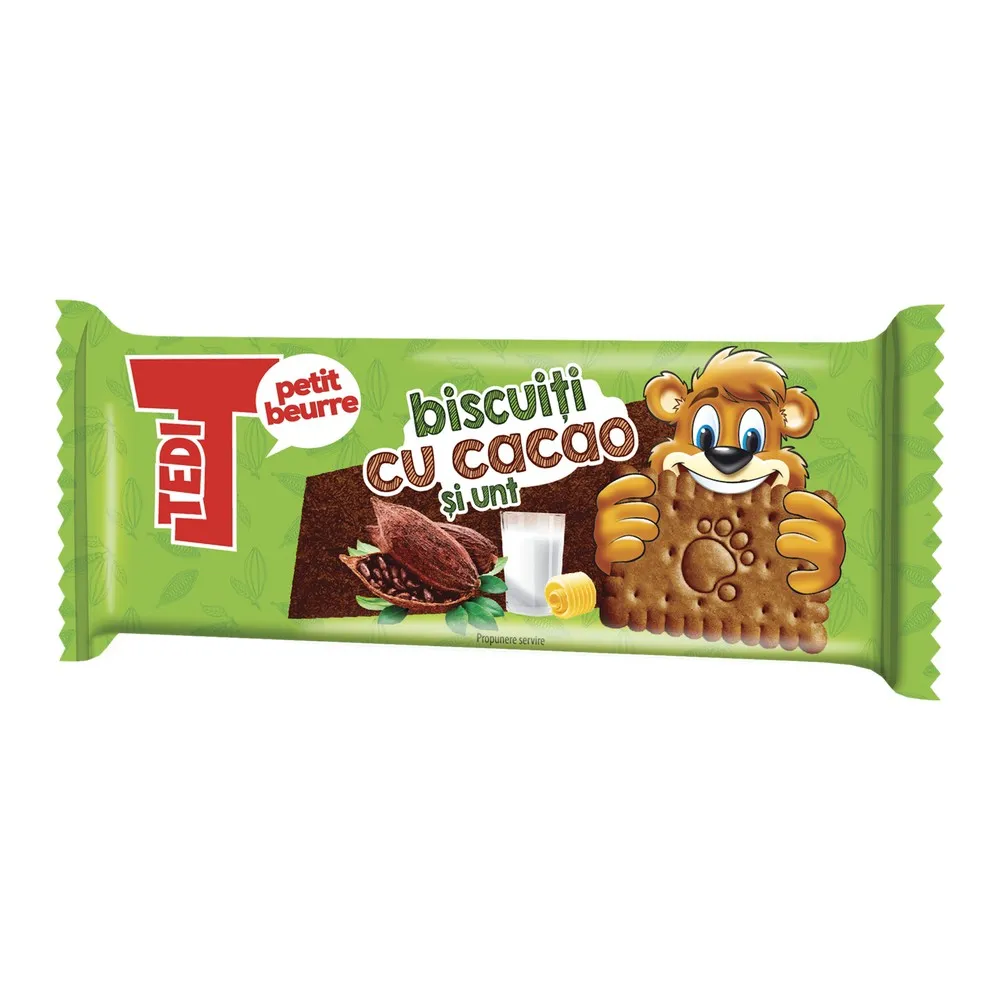 TEDI BISCUITI CACAO 50GR(21BUC/CUT) 5941588010485