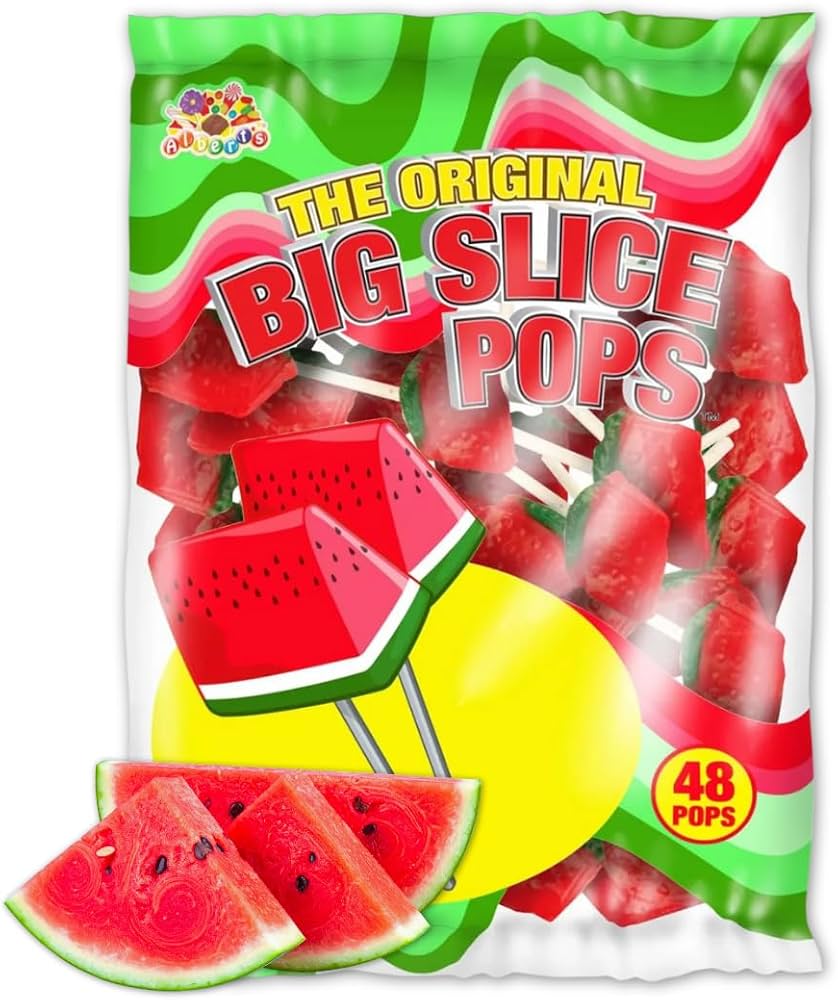 JELEU WATERMELON LOLLIPOP 22GR (48BUC/CUT) 5904492301179
