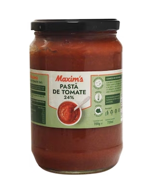 MAXIM'S PASTA DE TOMATE BORCAN 24% 720 G 6421693001312
