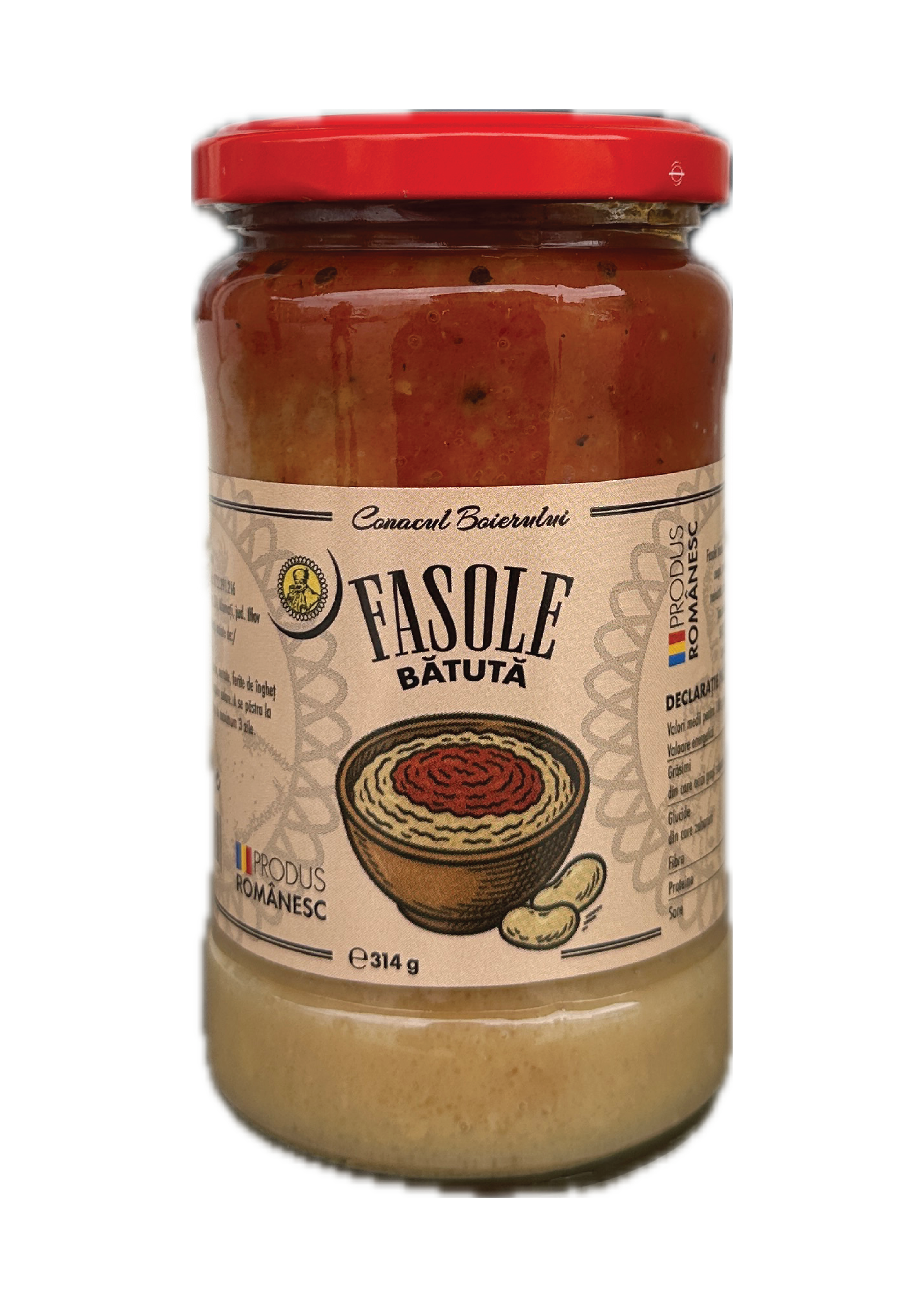 FASOLE BATUTA 314g BOIERUL 6421872000358