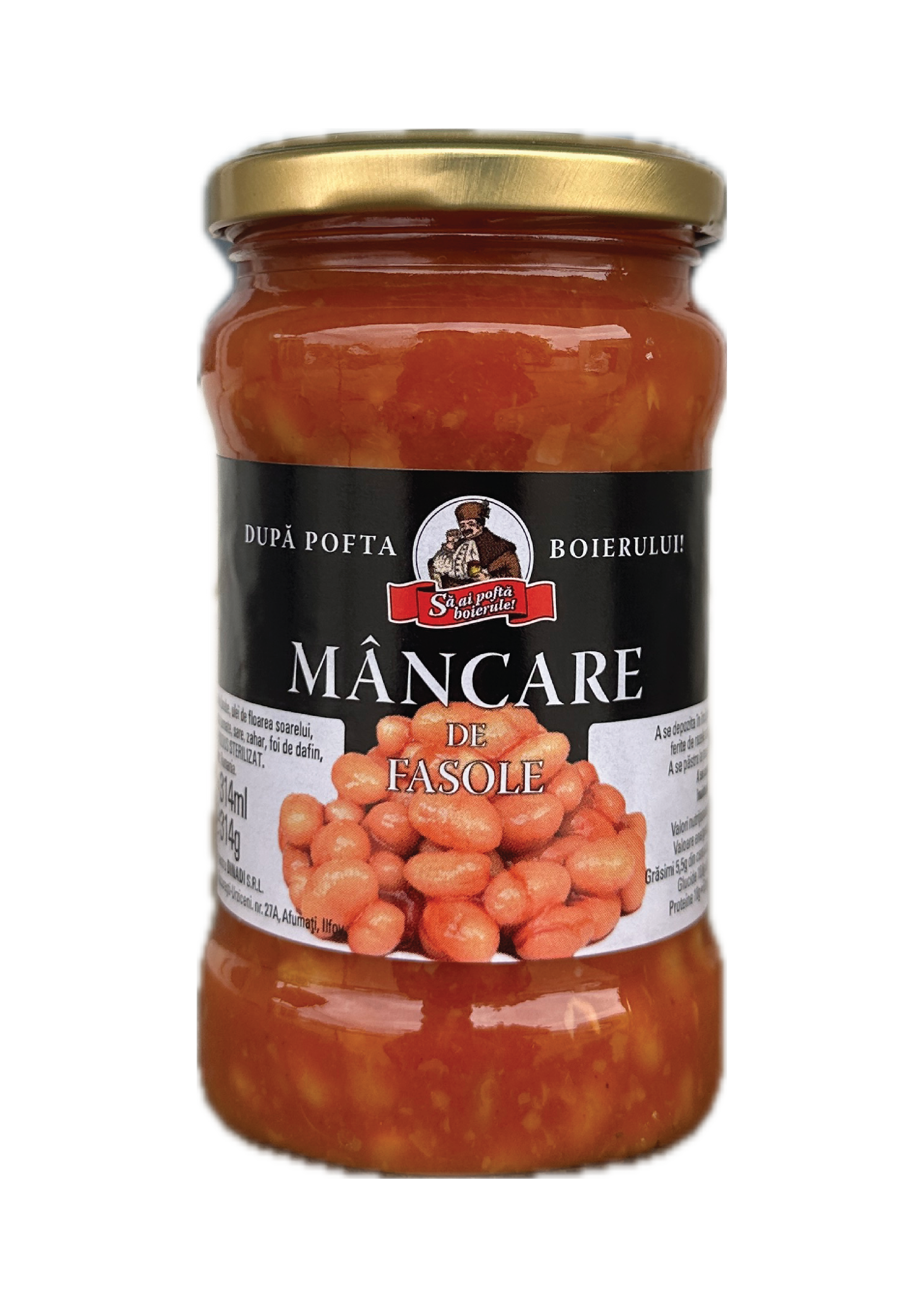 MANCARE FASOLE 314g BOIERUL 6421872000563
