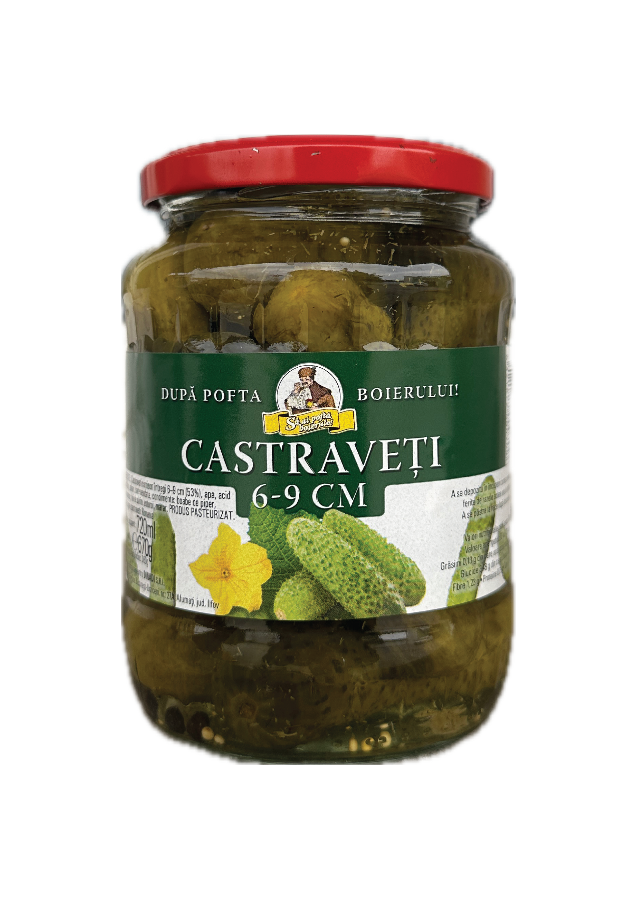 CASTRAVETI 6-9 cm 670G BOIERUL 6421872000709