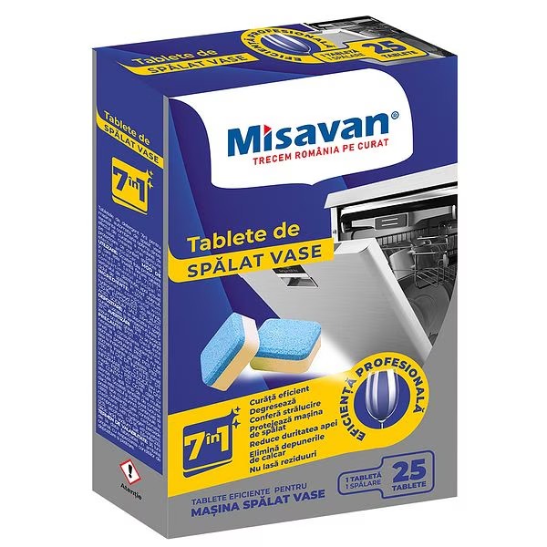 MISAVAN TABLETE MASINA SPALAT VASE 7IN1 6422768021303